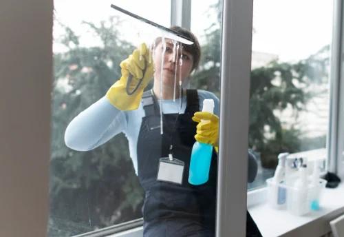 Nettoyage de vitres intérieures et extérieures à Saint-Paul-en-Jarez